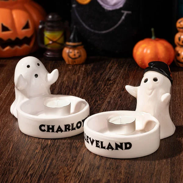  Ghost Ceramic Candle Holder