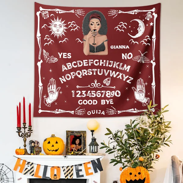 Personalized Ouija Board Tapestry